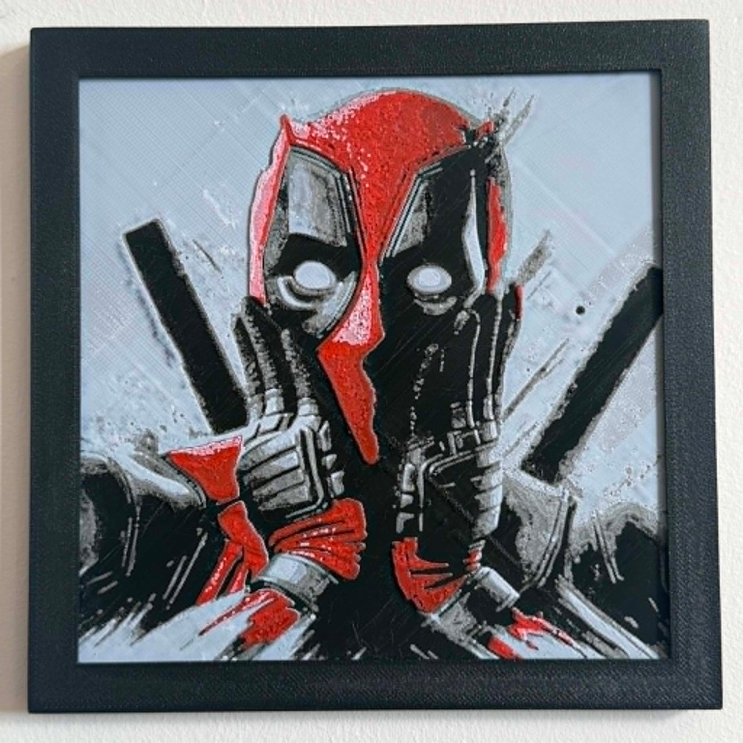 Dynamic 3D Textured Avenger Art | The Shocked Assassin Wall Decor
