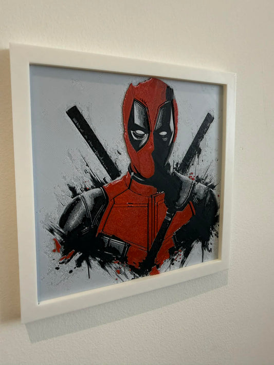 Dynamic 3D Textured Avenger Art | The Immortal Mercenary Wall Decor