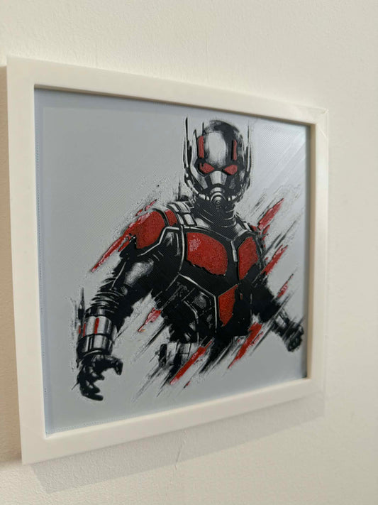 Dynamic 3D Textured Avenger Art | The Ant-Man Wall Decor