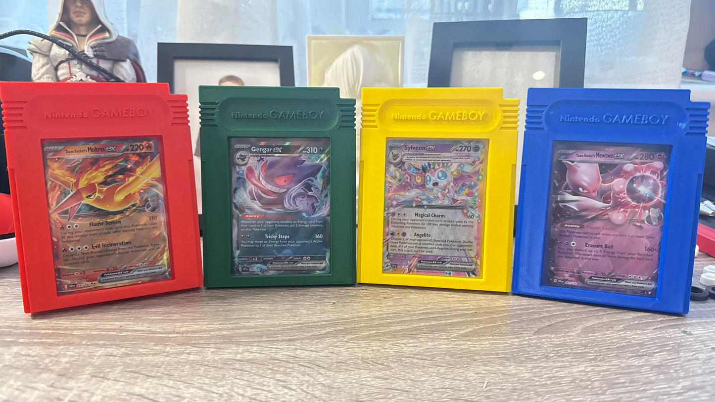 Retro Game Cartridge TCG Toploader Display Frame