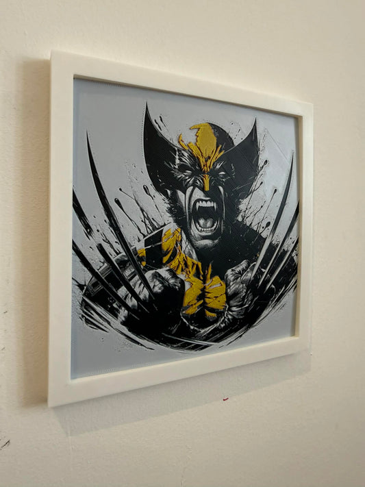 Dynamic 3D Textured Avenger Art | The Wolverine Wall Decor