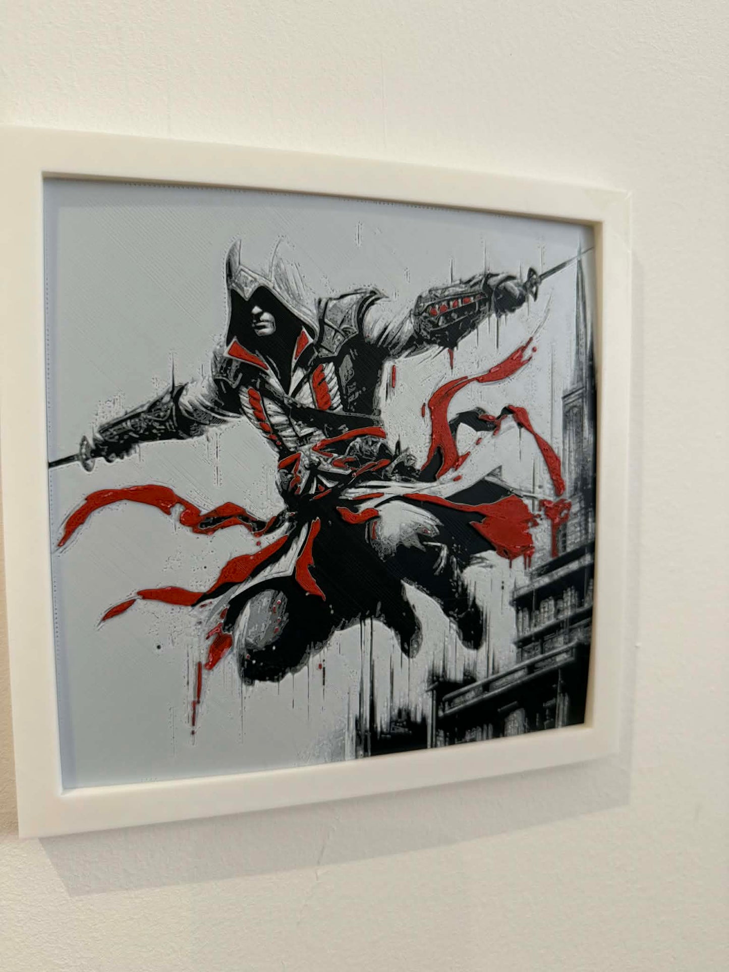 Dynamic 3D Textured Game Art | AC Ezio Wall Decor