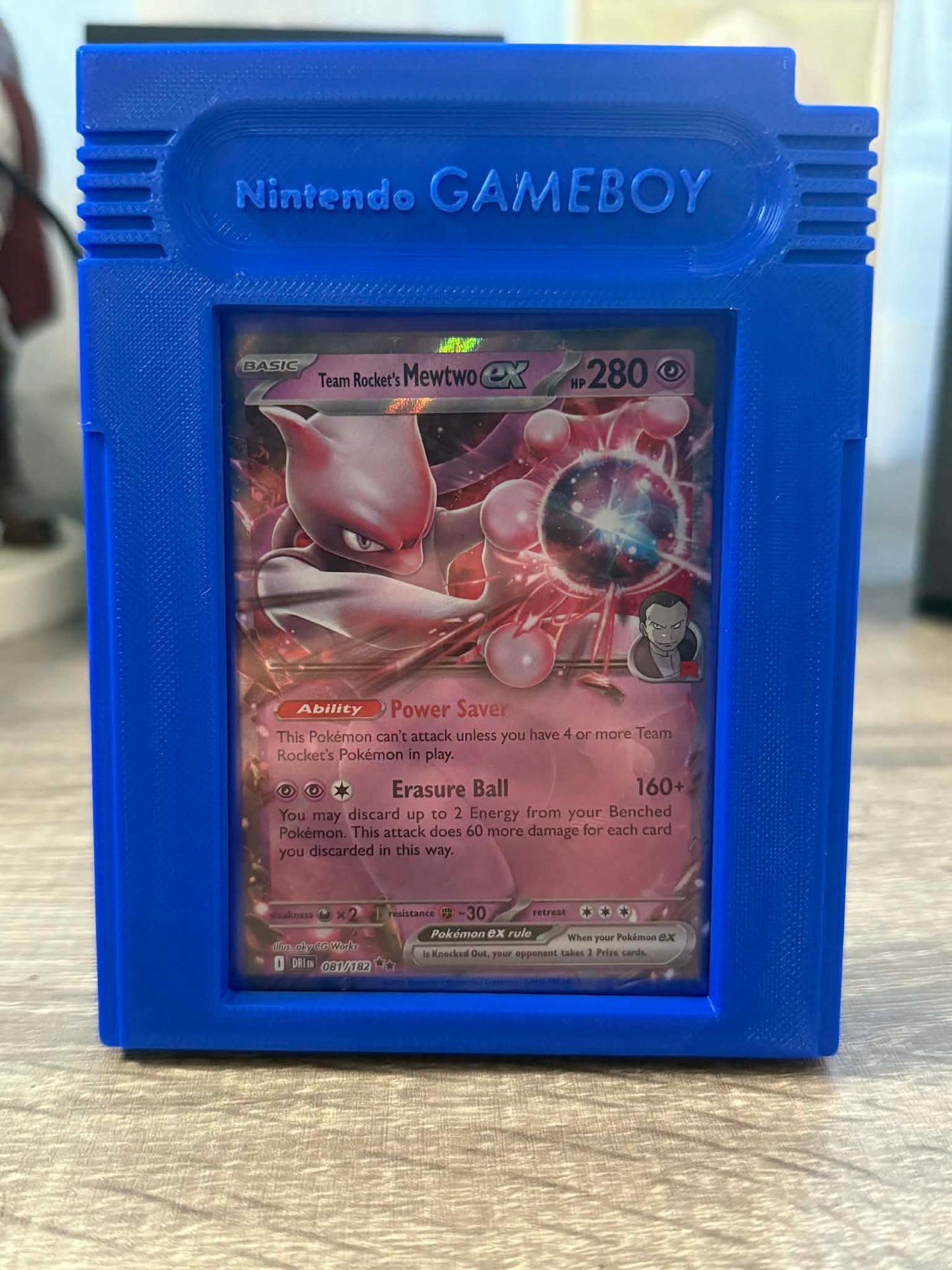 Retro Game Cartridge TCG Toploader Display Frame