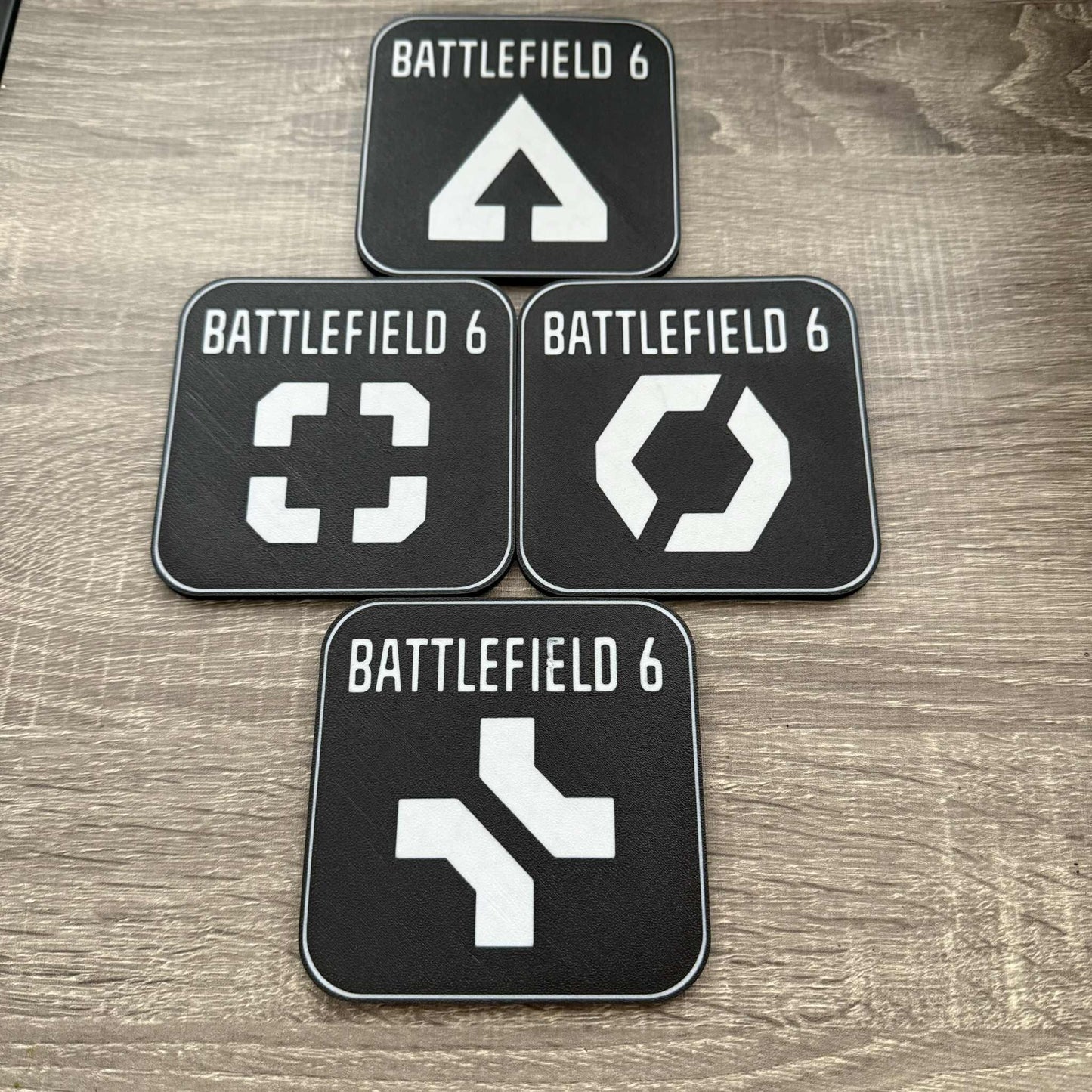 Battlefield 6 Coaster Set | Gamer Desk Accessories | Gift for Gamers, Streamers & Battlefield Fans