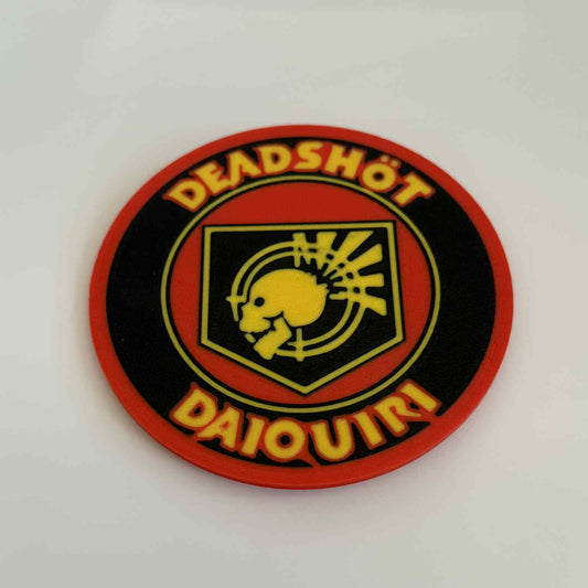 Deadshot Perk Coasters: Geeky Home Decor, Set of 4