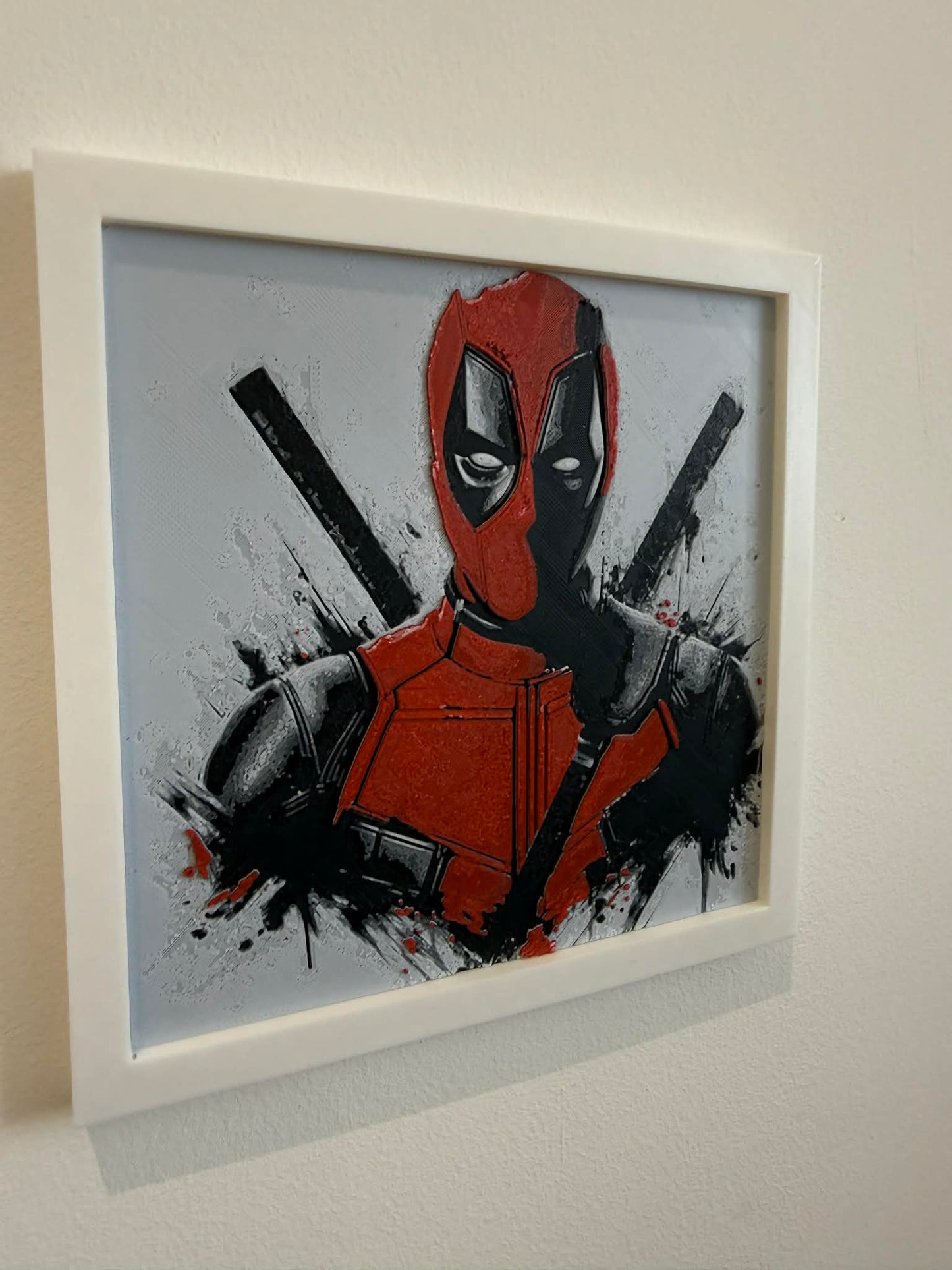 Dynamic 3D Textured Avenger Art | The Immortal Mercenary Wall Decor