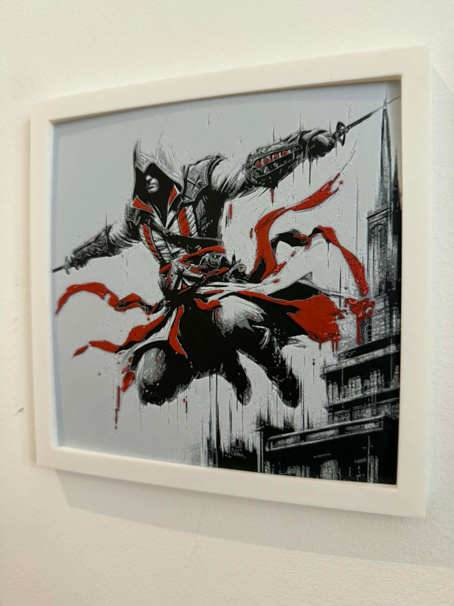 Dynamic 3D Textured Game Art | AC Ezio Wall Decor