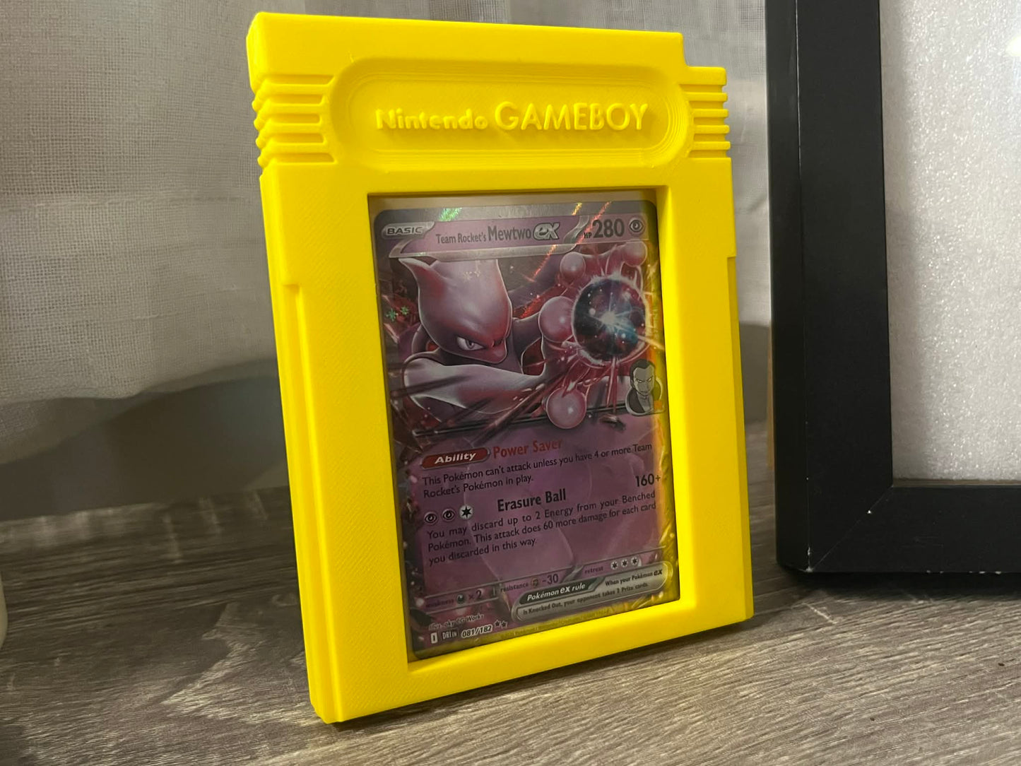 Retro Game Cartridge TCG Toploader Display Frame