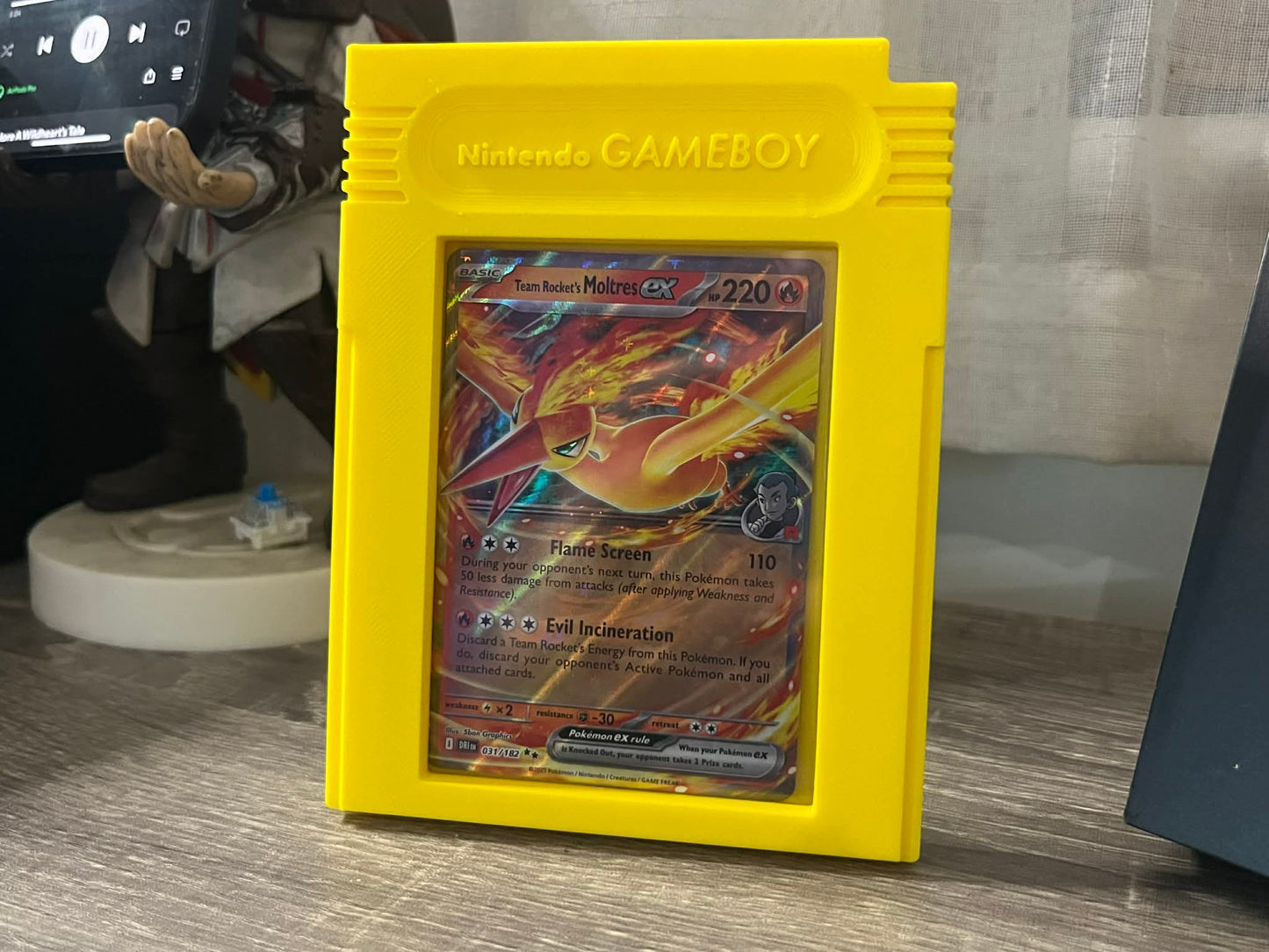 Retro Game Cartridge TCG Toploader Display Frame