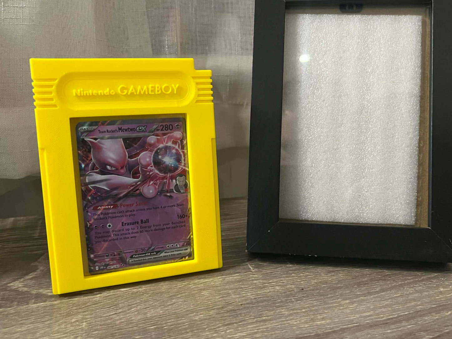 Retro Game Cartridge TCG Toploader Display Frame