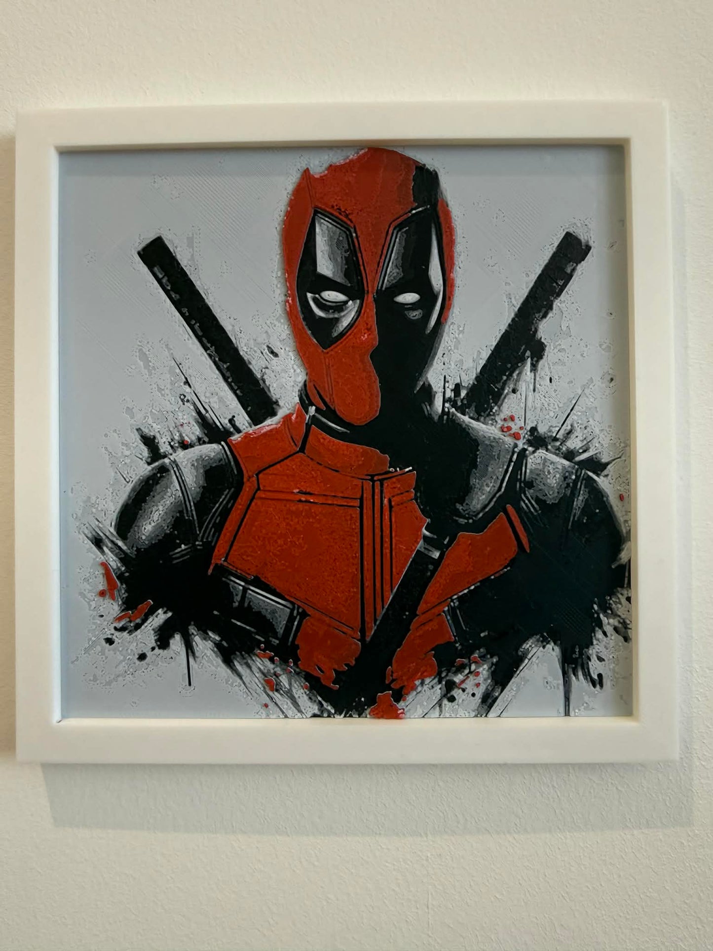 Dynamic 3D Textured Avenger Art | The Immortal Mercenary Wall Decor