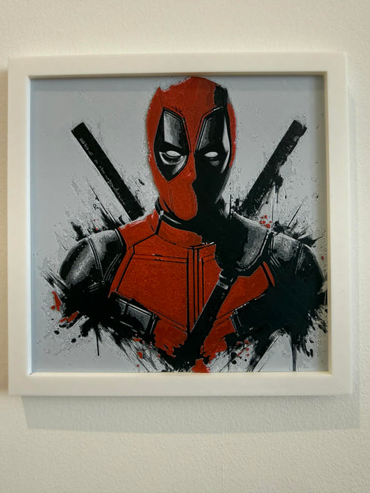 Dynamic 3D Textured Avenger Art | The Immortal Mercenary Wall Decor