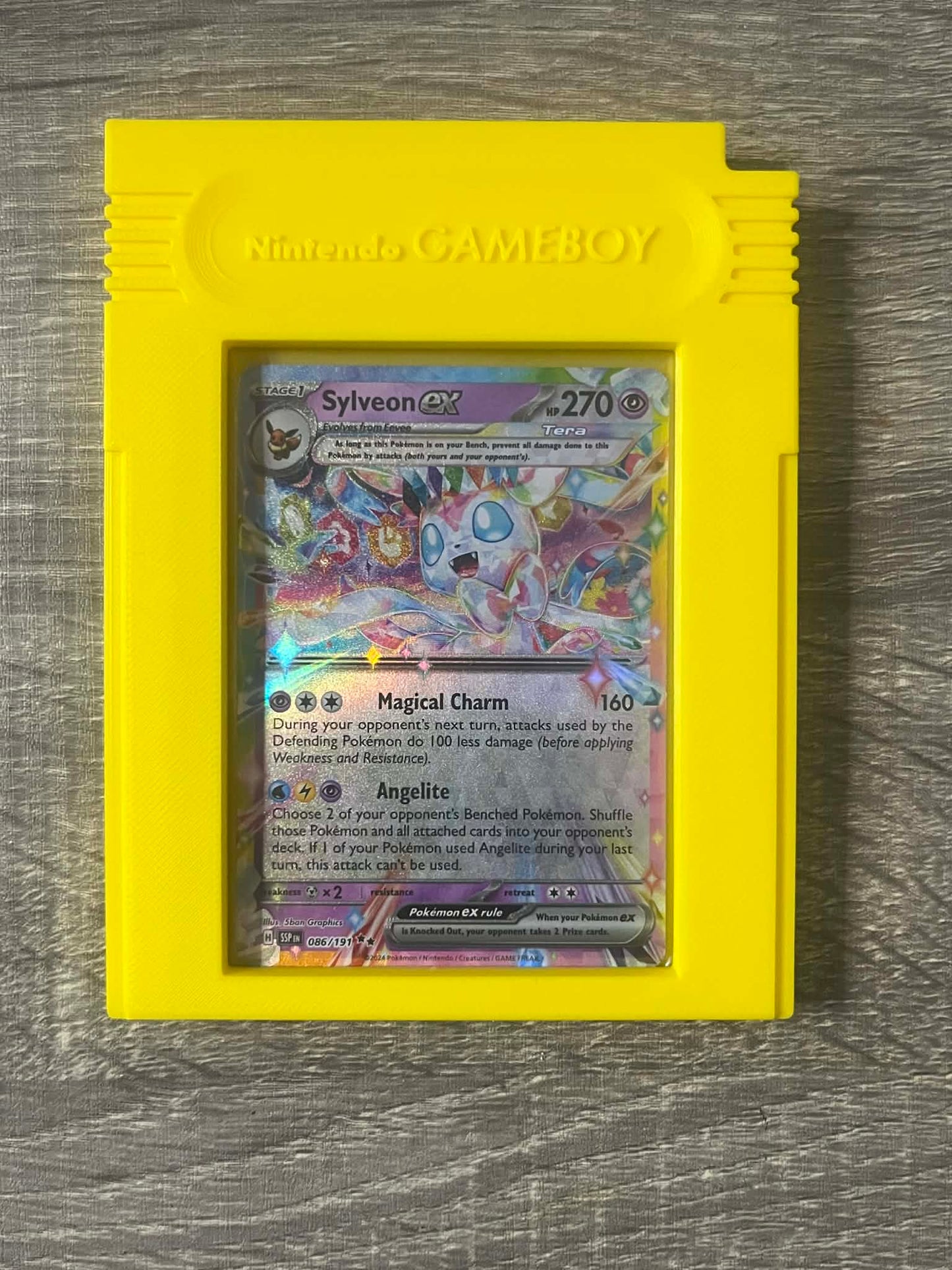Retro Game Cartridge TCG Toploader Display Frame