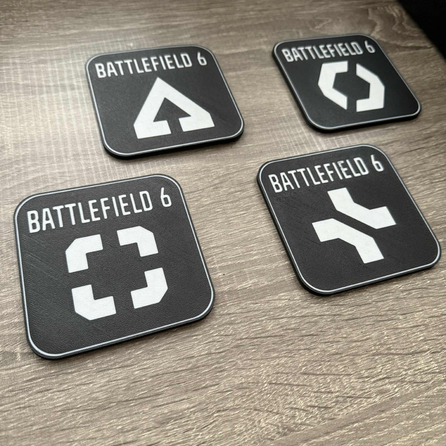 Battlefield 6 Coaster Set | Gamer Desk Accessories | Gift for Gamers, Streamers & Battlefield Fans