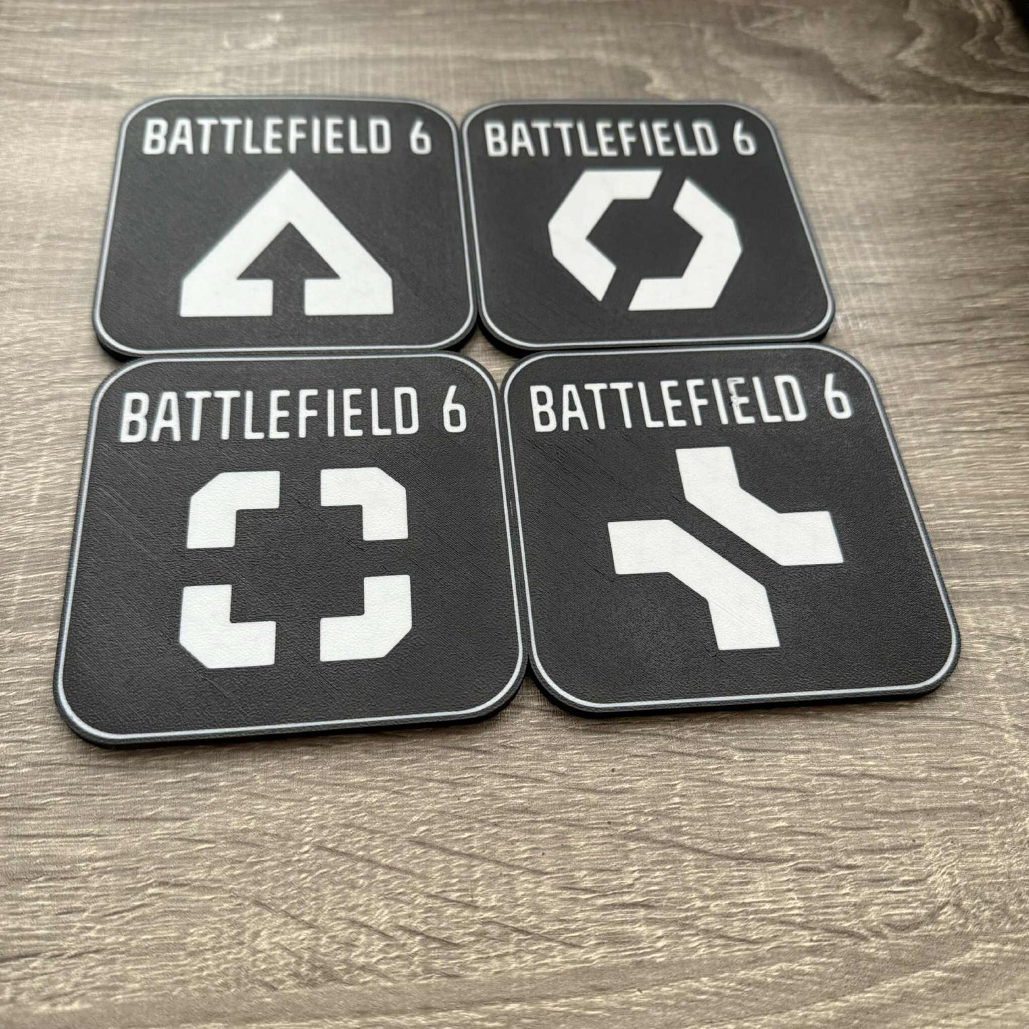 Battlefield 6 Coaster Set | Gamer Desk Accessories | Gift for Gamers, Streamers & Battlefield Fans