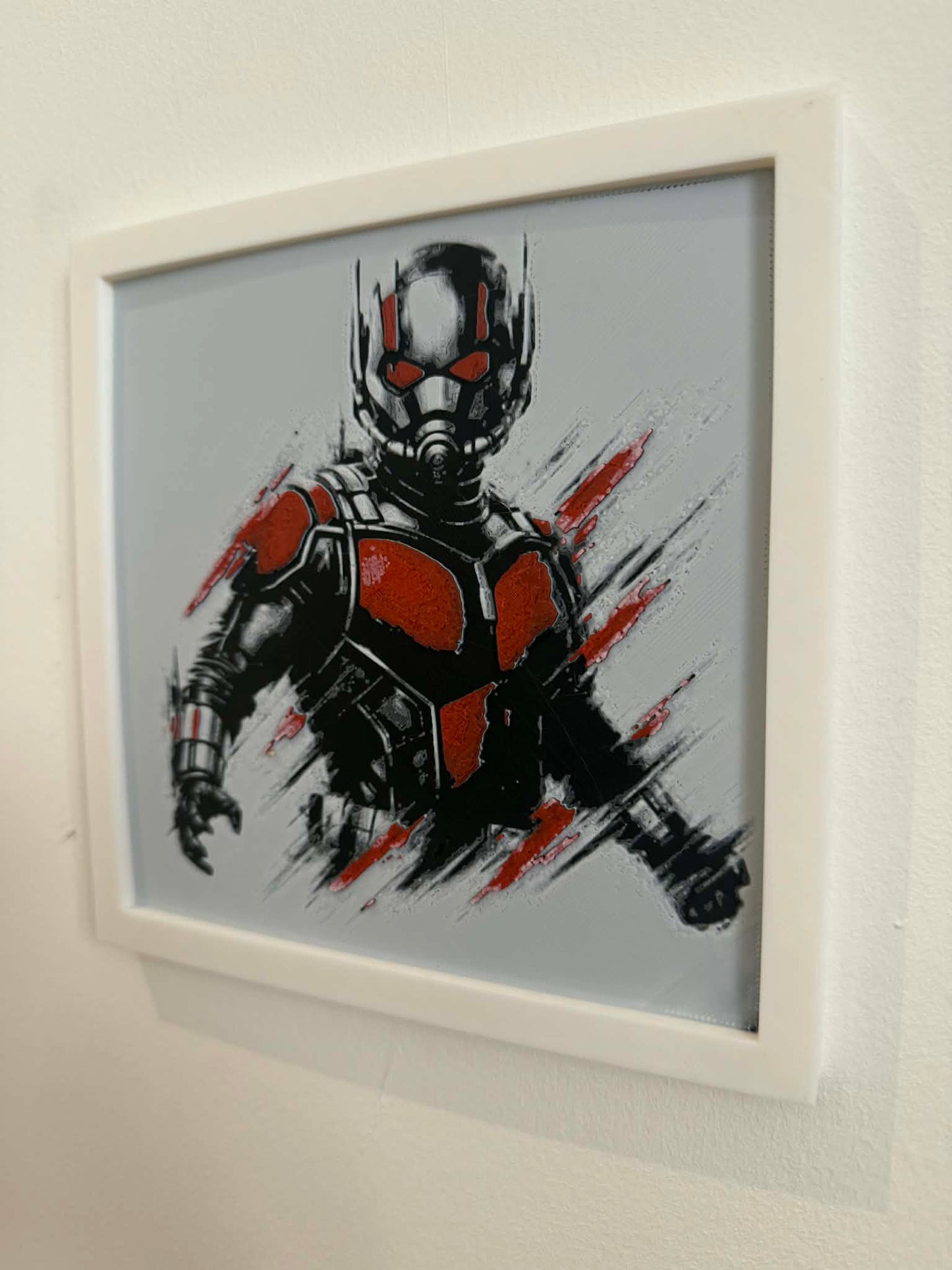 Dynamic 3D Textured Avenger Art | The Ant-Man Wall Decor
