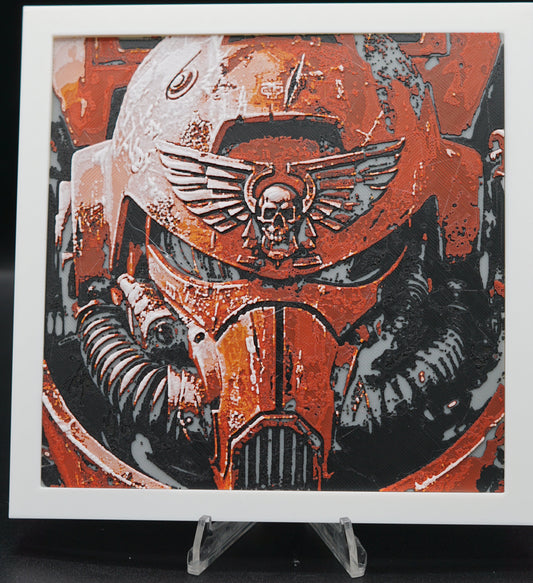 The Emperor’s Finest: 3D-Textured Grimdark Wall Art