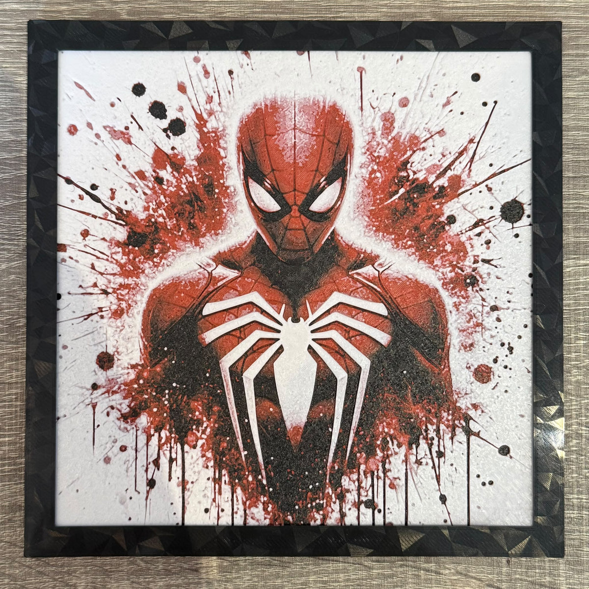 Dynamic 3D Textured Avenger Art | Spidey Portrait Wall Decor
