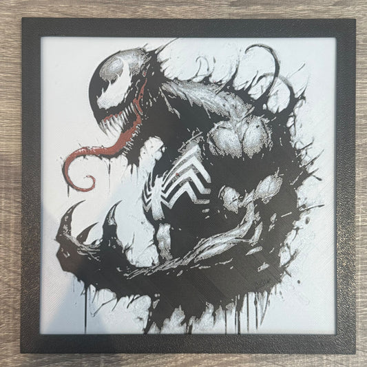 Dynamic 3D Textured Avenger Art | Venom (Sideview) Wall Decor
