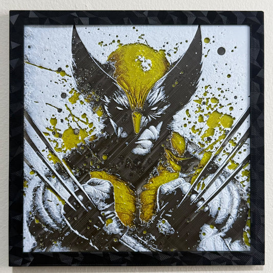 Dynamic 3D Textured Avenger Art | The Wolverine 2 Wall Decor