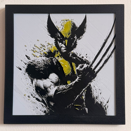 Dynamic 3D Textured Avenger Art | The Wolverine (Full View) Wall Decor