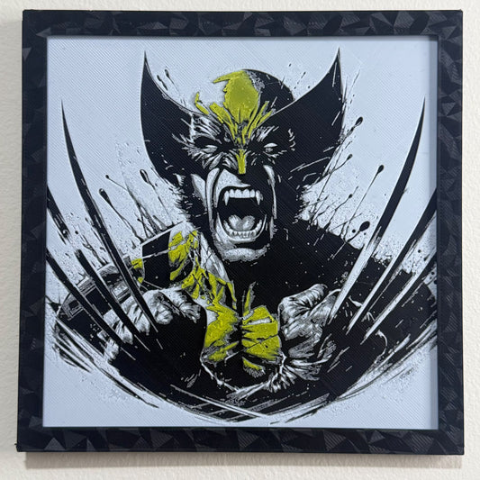 Dynamic 3D Textured Avenger Art | The Wolverine Wall Decor
