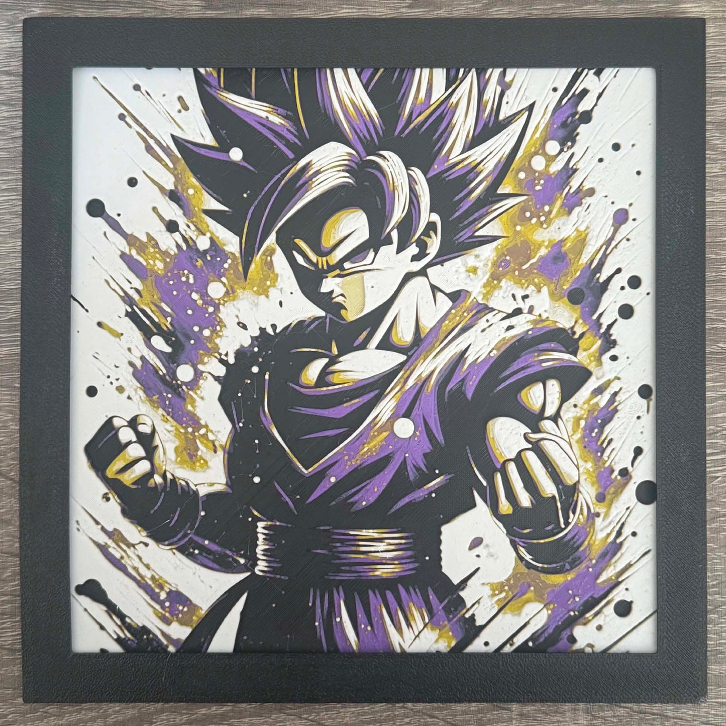 Dynamic Textured DBZ Artwork | Gohan