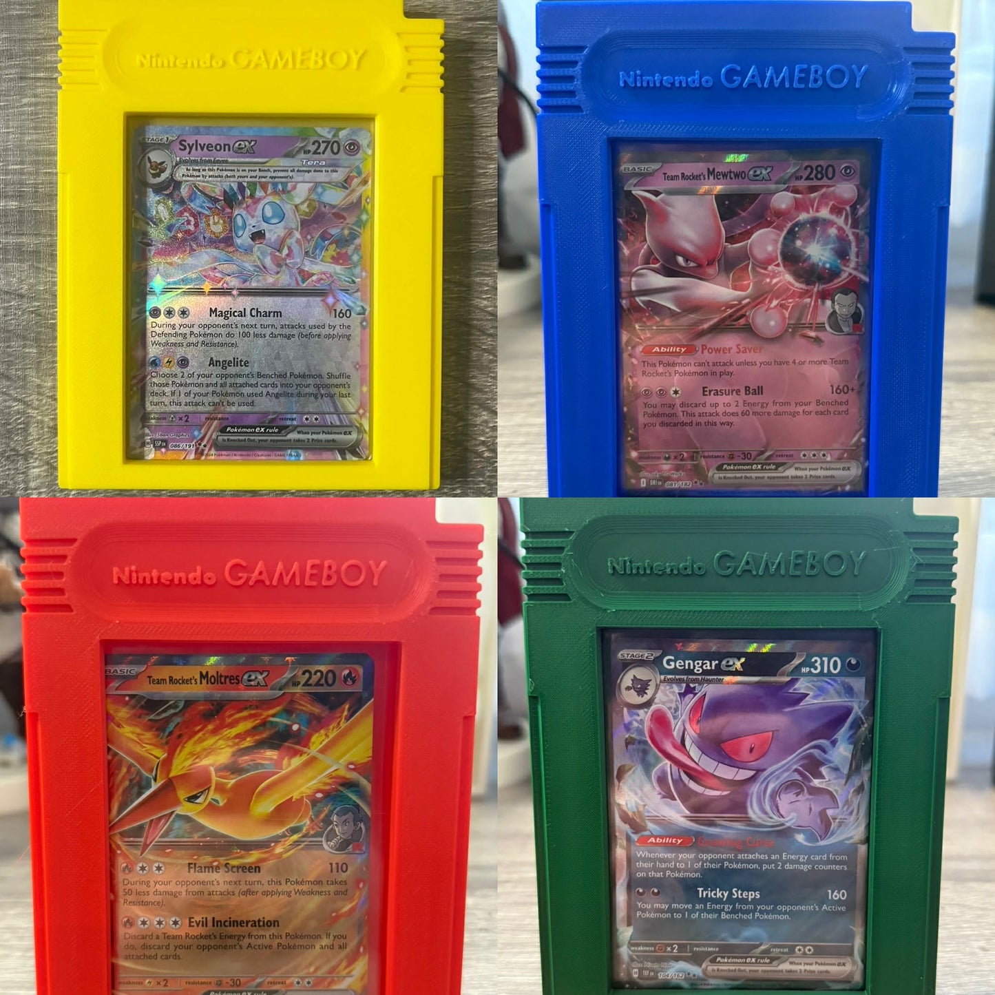 Retro Game Cartridge TCG Toploader Display Frame