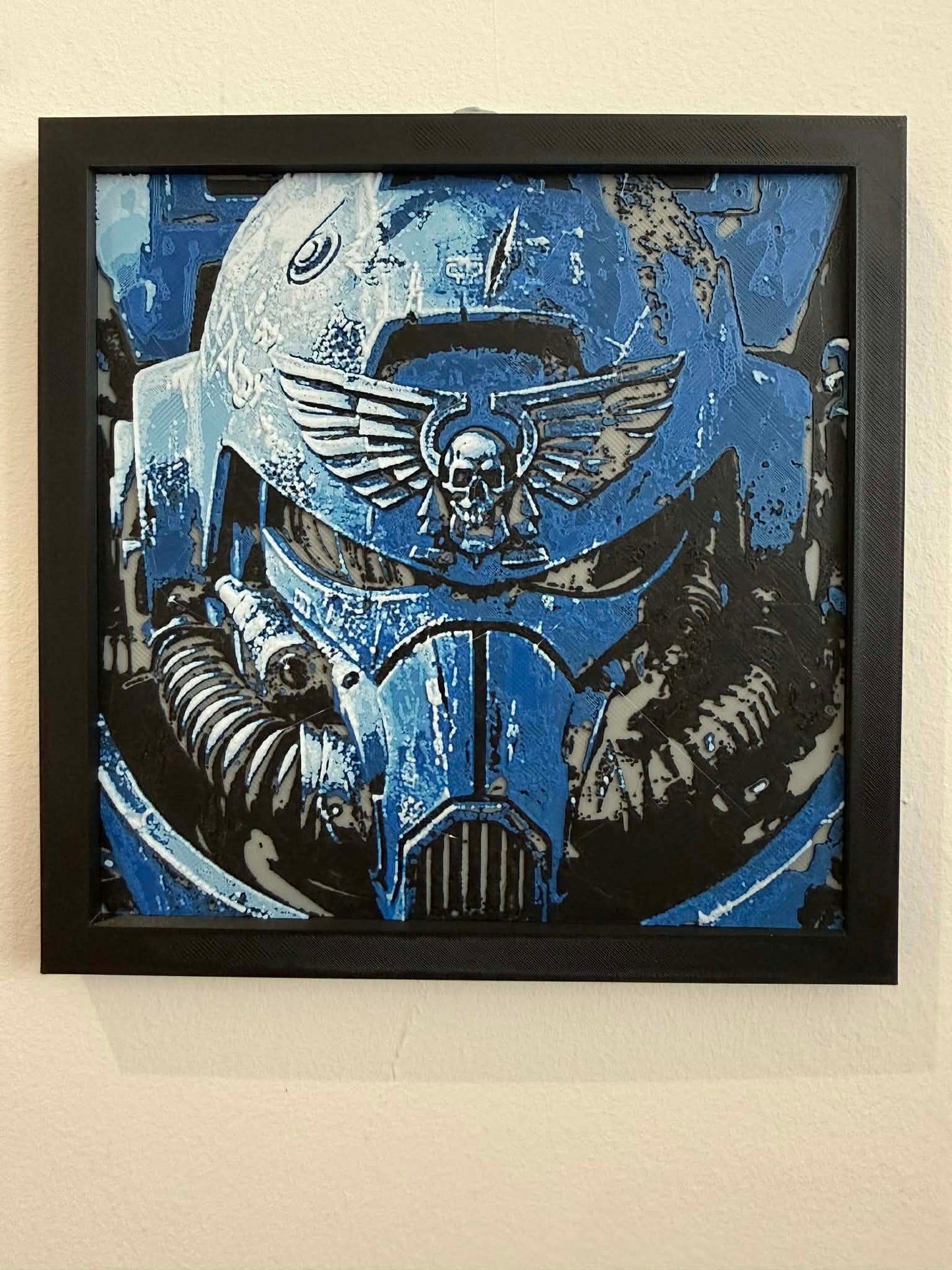The Emperor’s Finest: 3D-Textured Grimdark Wall Art