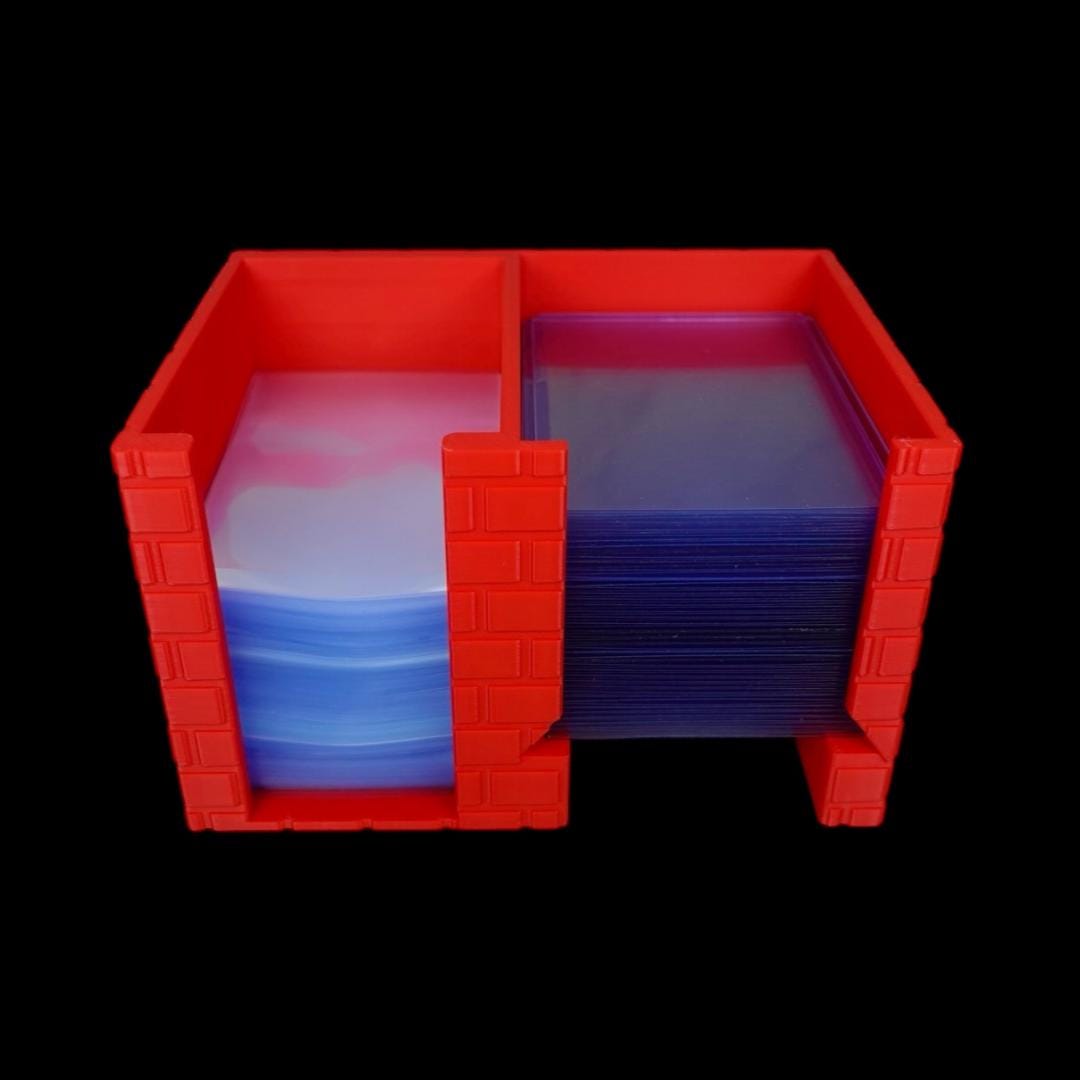 TCG Card Care Centre - Brickwork Edition - Sleeve & Toploader Dispenser