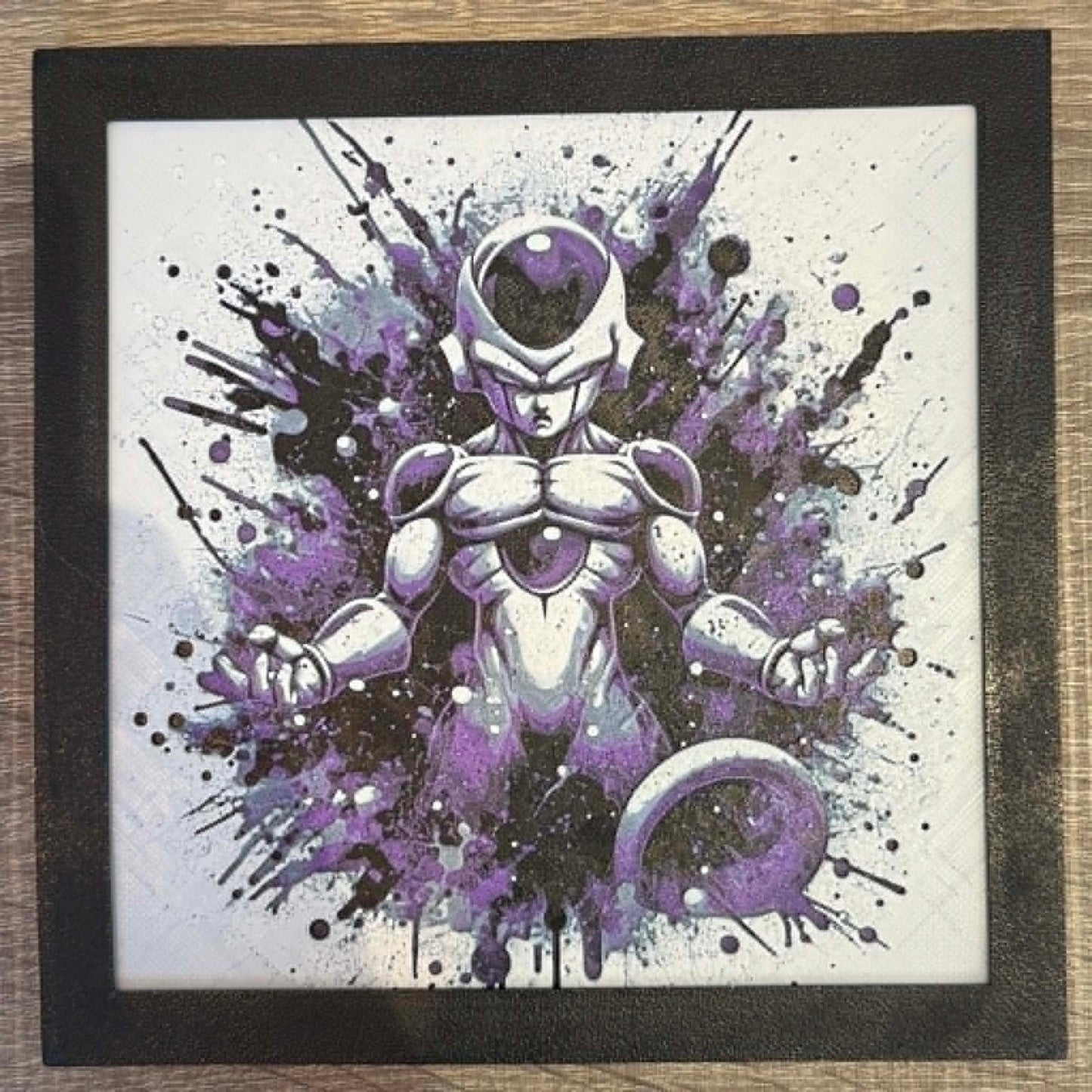 Dynamic Textured DBZ Artwork | Frieza
