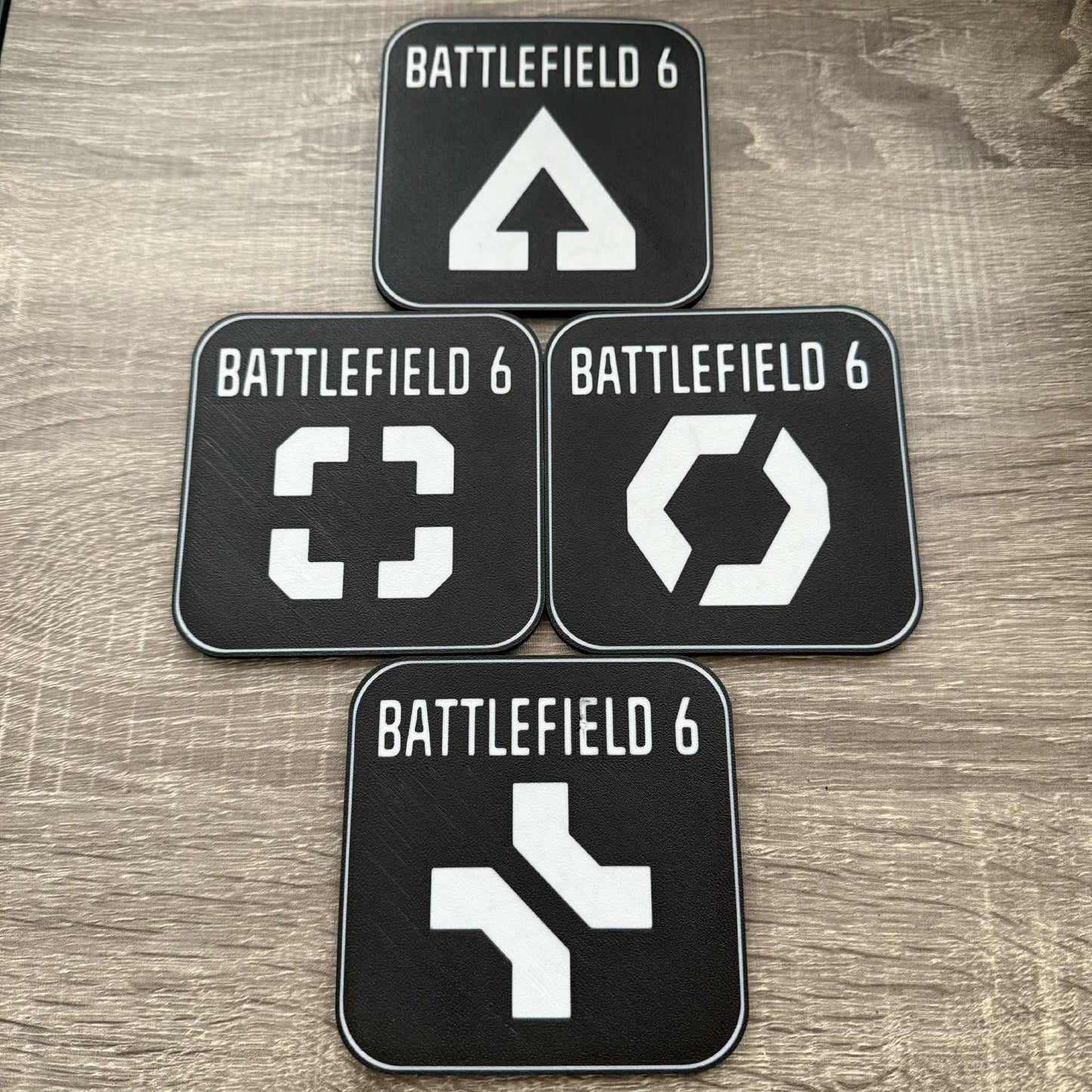 Battlefield 6 Coaster Set | Gamer Desk Accessories | Gift for Gamers, Streamers & Battlefield Fans