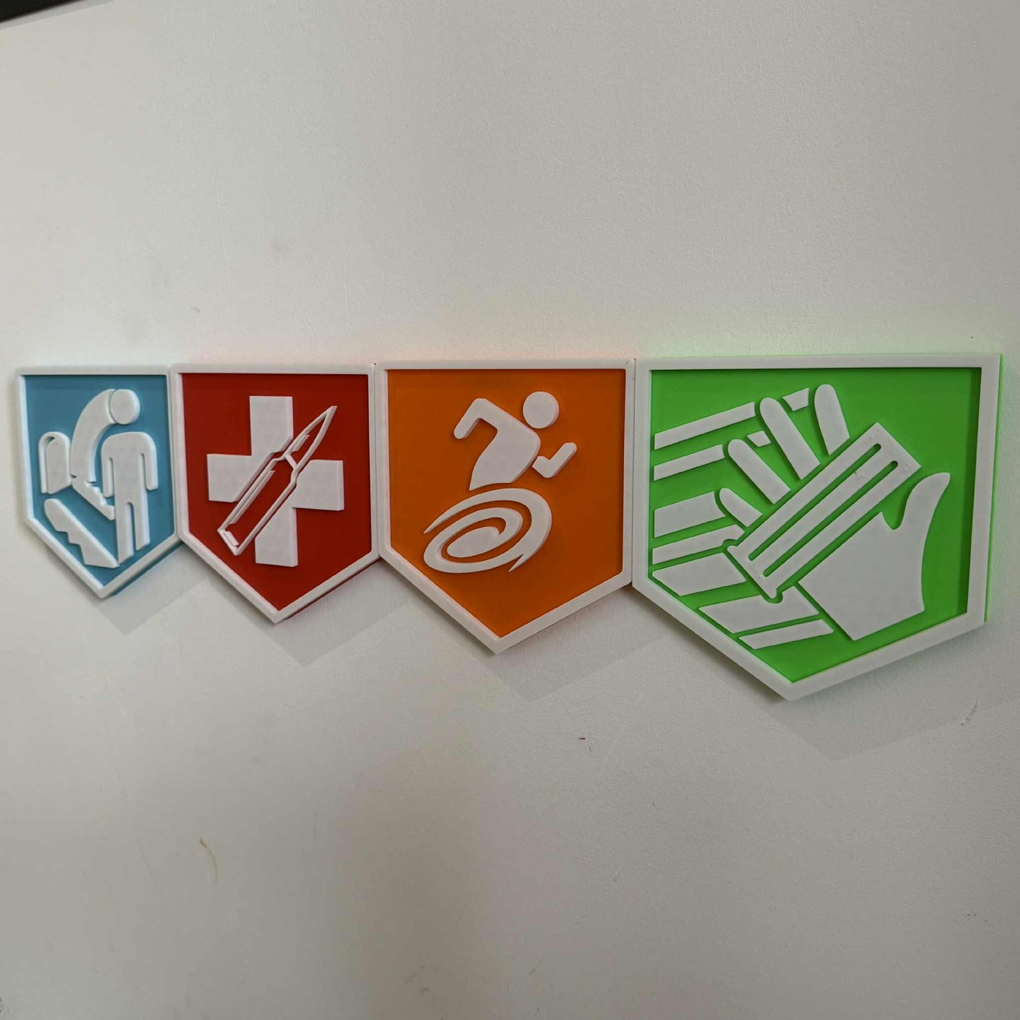 Black Ops Zombies Perk Wall Plates: Gaming Room Decorative Wall Art